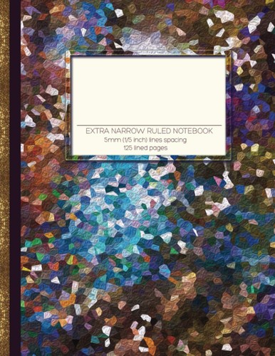 Extra narrow ruled notebook - extra,