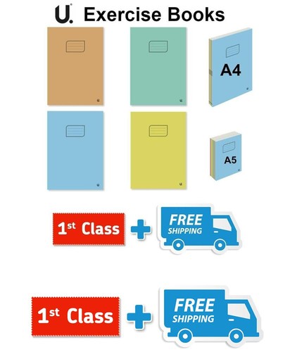 Exercise books 72 pages - a5,