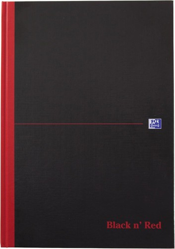Oxford black red a4 - n',