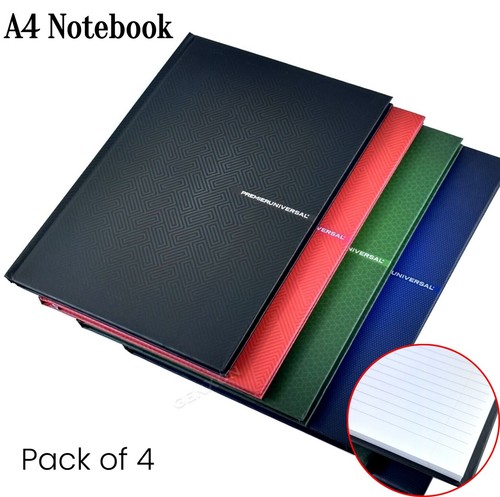 Notebook pack 4 hardback - 4,