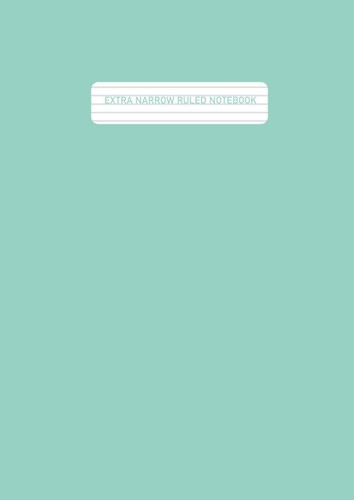 Extra narrow ruled notebook - ruled,