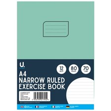 A4 Narrow Ruled Exercise Book
