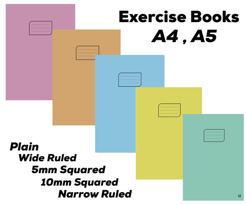 Exercise books school homework - exercise,